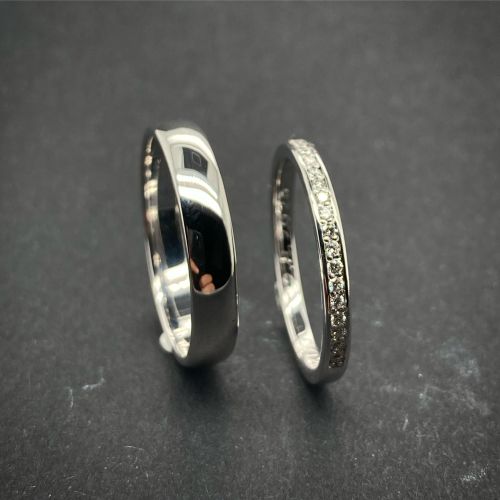 Snubní prsteny 13/H ze zlata a kameny