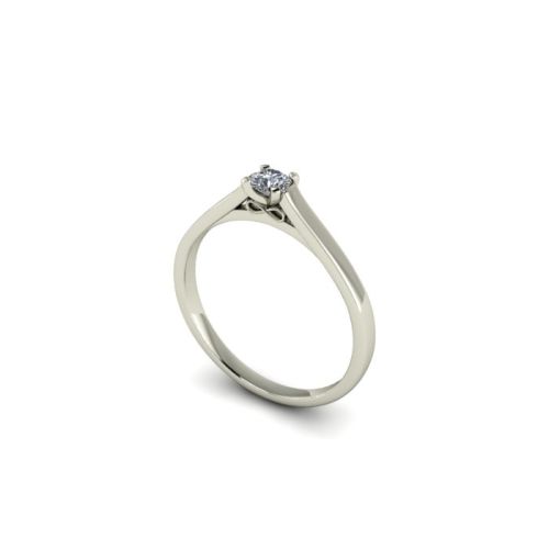 Zásnubní prsten s ležatou osmičkou a kamenem