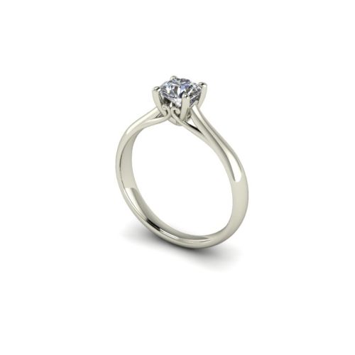 Zásnubní prsten s kamenem ze zlata