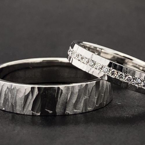 Snubní prsteny 10/H ze zlata a kameny